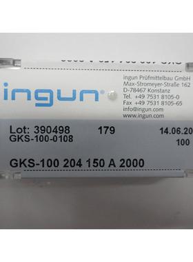 原装正品 德国INGUN探针 GKS-100 204 1502000