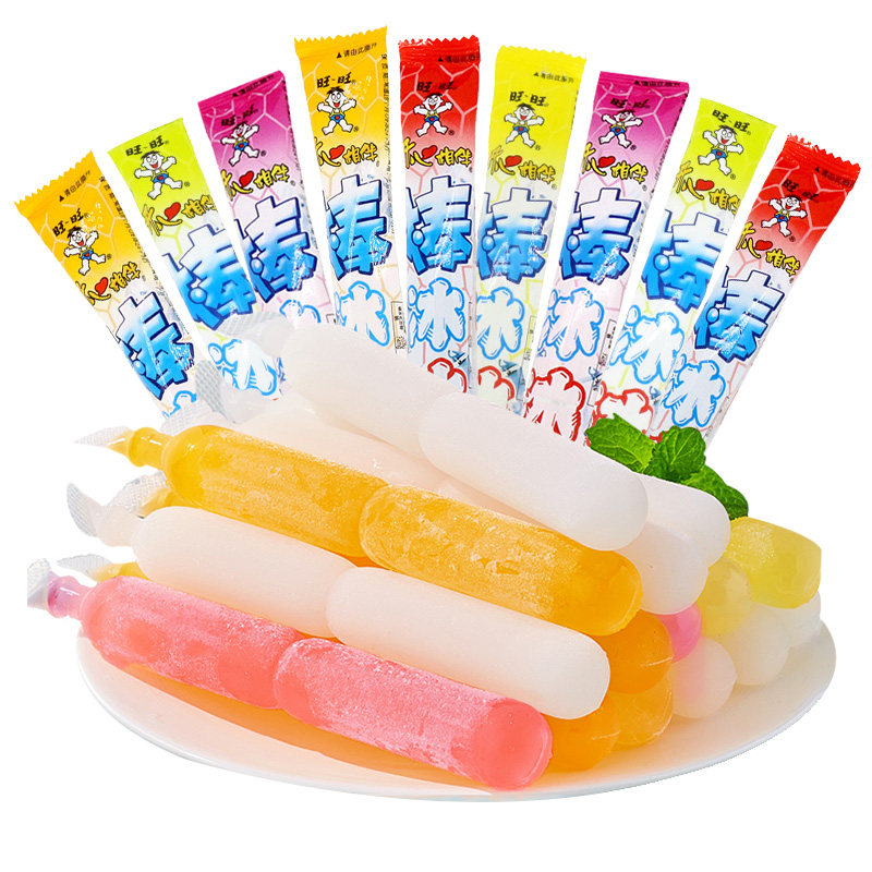 旺旺棒冰冰35g碎碎棒棒冰吸吸棒冰果味饮料饮品冰棒非碎冰冰