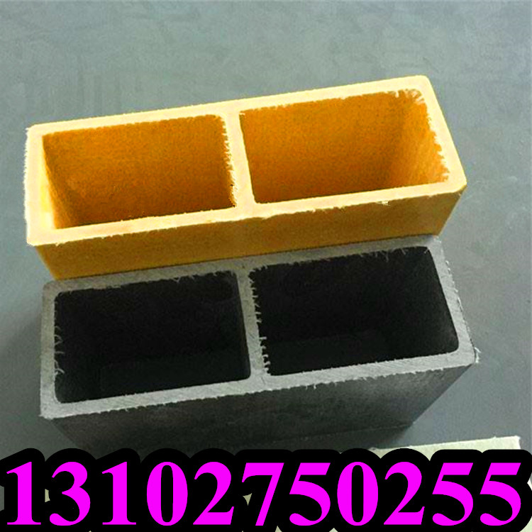 不生锈防腐蚀日字管檩条高强度承重环氧树脂纤维玻璃钢矩形扁方管