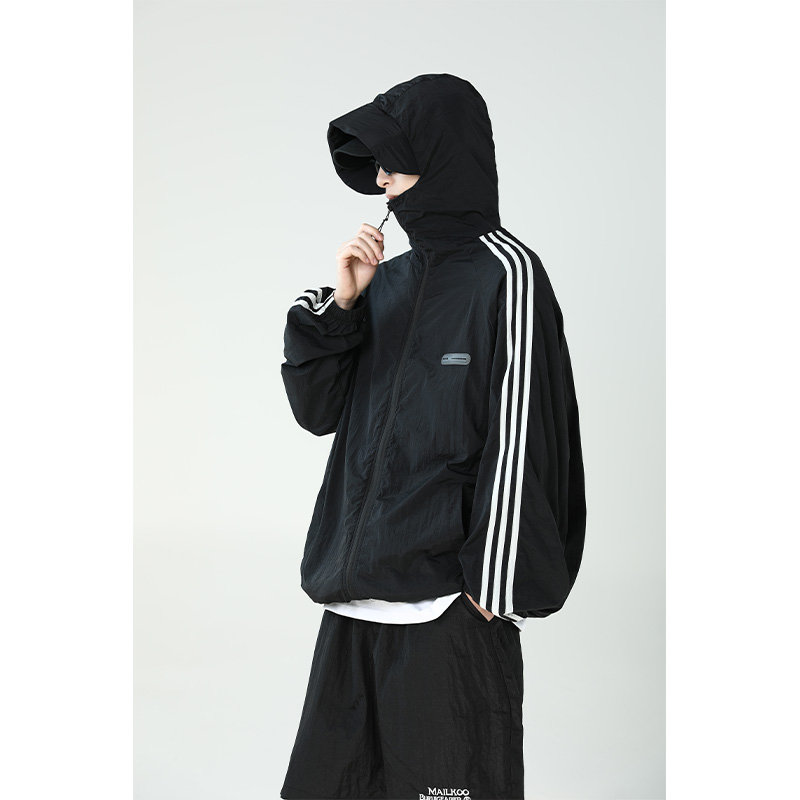 美式潮牌轻量防晒衣男夏季薄