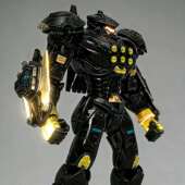 环太平洋机甲发危险复仇流浪者光合金可动手办玩具模型暴风赤红