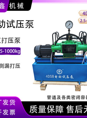 4DSB电动试压泵 4DSY四缸高压水管打压机 管道地暖检漏打压测压机
