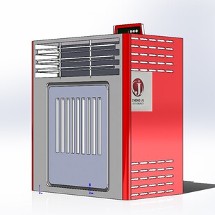 诚聚生物质取暖炉 小型颗粒热风设备 80平颗粒取暖炉 家用供暖炉