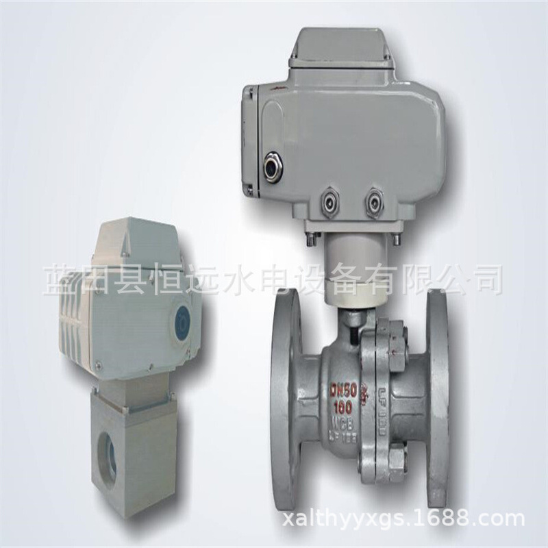 总冷却水电动不锈钢球阀ZBF22QS-200二位二通自保持球阀