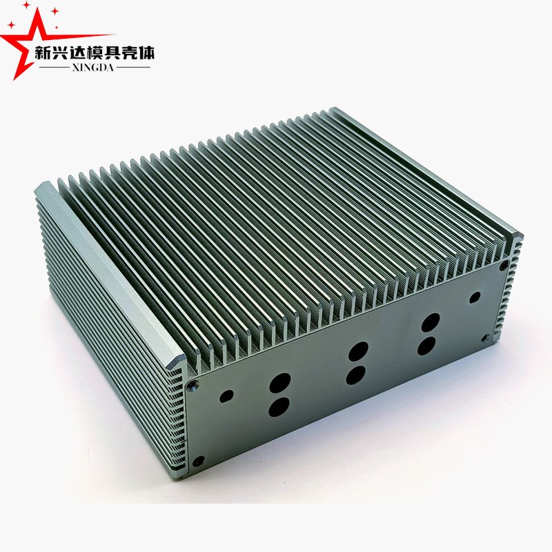 无风扇主机控制器铝壳微型电脑一体机铝型材外壳