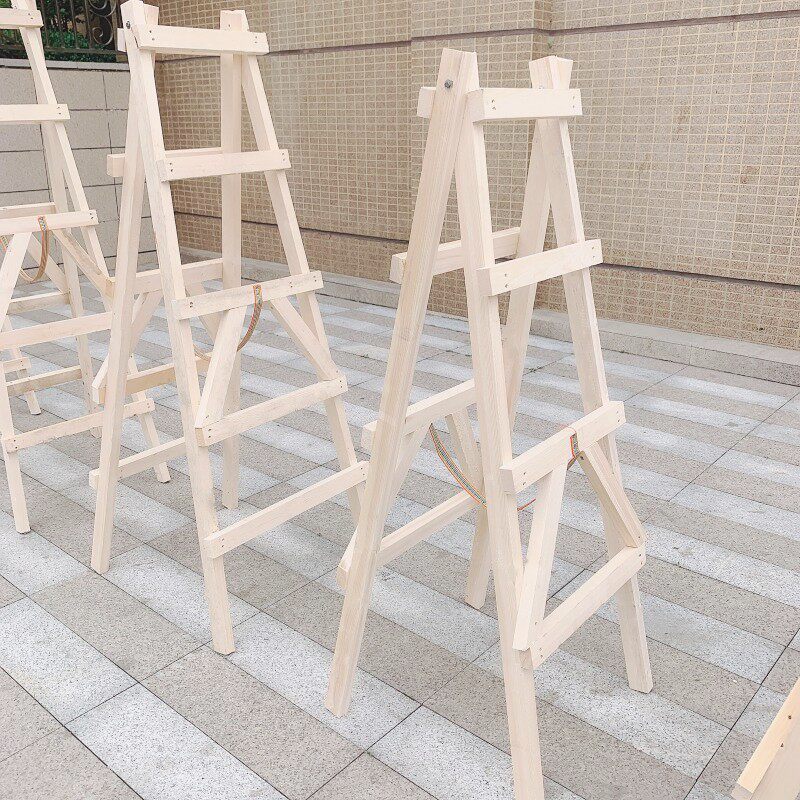 白松装修木梯子 工地水电安装人字梯室内刷墙用 折叠木头走路楼