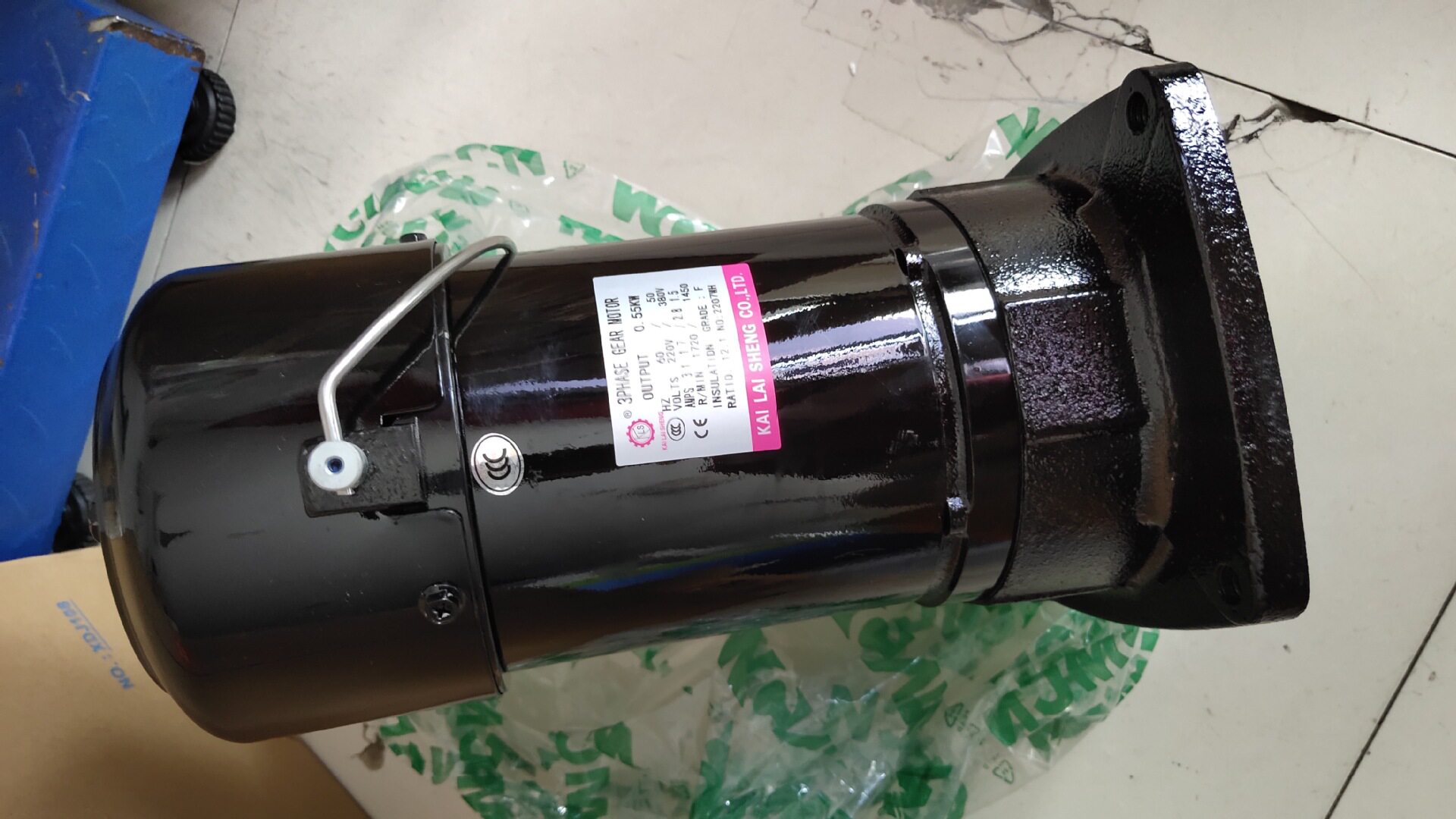 KLS立体停车库齿轮减速机楷莱胜马达0.55KW加工刀臂刀库电机
