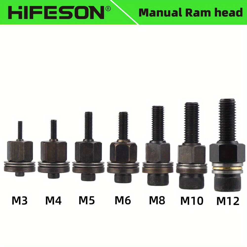 跨境手铆接螺母枪头螺母简易安装手动铆接工具螺母附件M3-12套装