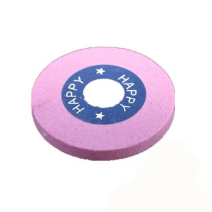 801削皮机配件磨刀石砂轮片747铲皮机平面小红扁石工业缝纫零部件