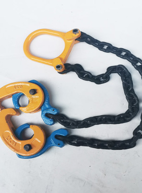 SL双链油桶吊钳起重钳1吨铁桶吊夹鹰嘴油桶模锻吊具叉车油桶吊钩