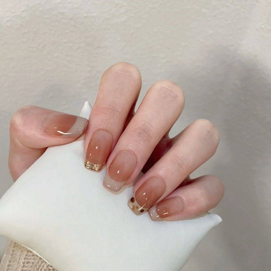 【甜心小叙】法式豹纹美甲初早秋可爱穿戴纯欲手工ins高级显白,彩妆/香水/美妆工具,穿戴甲/甲片,淘宝优惠券,粉丝福利购,淘宝优惠卷