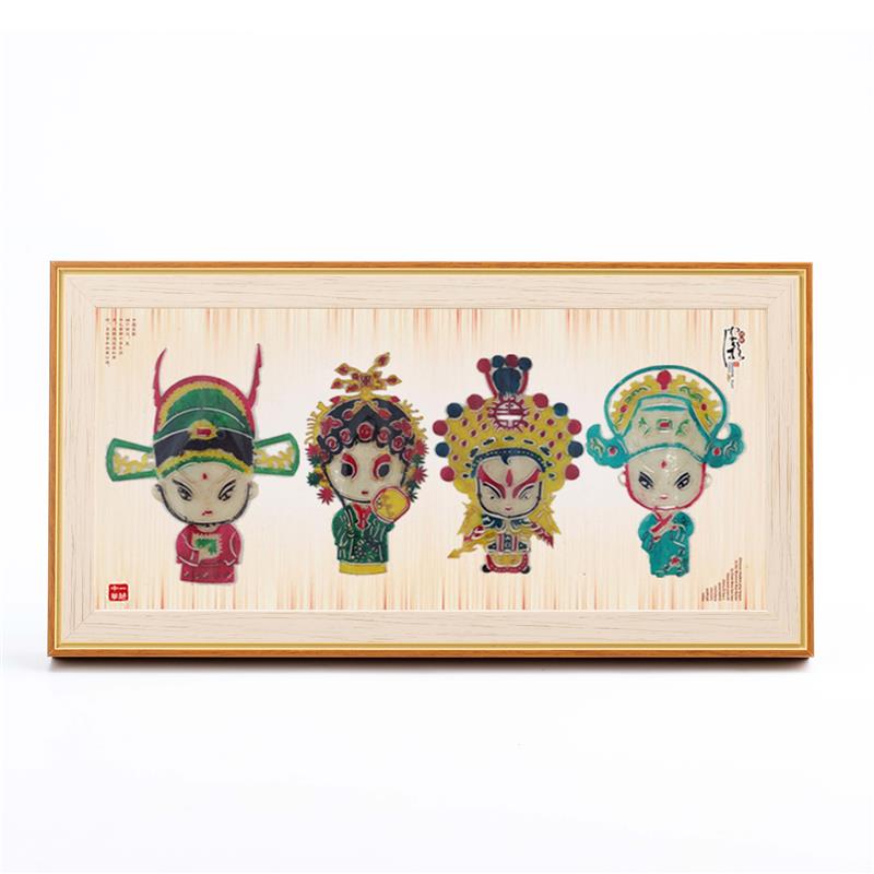 皮影装饰画摆件特色工艺品礼品送老外西安旅游工艺品摆件