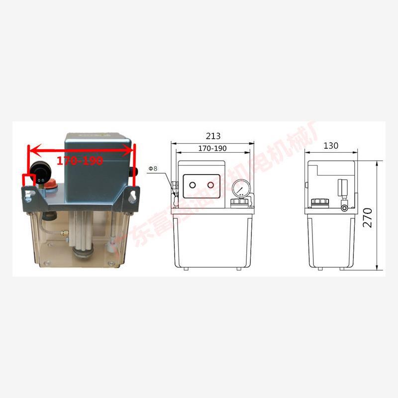 新款集中润滑电动泵TZ2202-210X齿轮油泵YS机床电动润滑泵PLC
