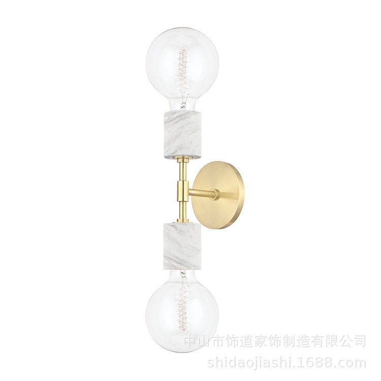 北欧极简双头壁灯过道卧室