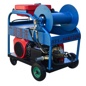 汽油驱动高压水流下水道污垢清洗机小型物业堵塞油污管道清洗