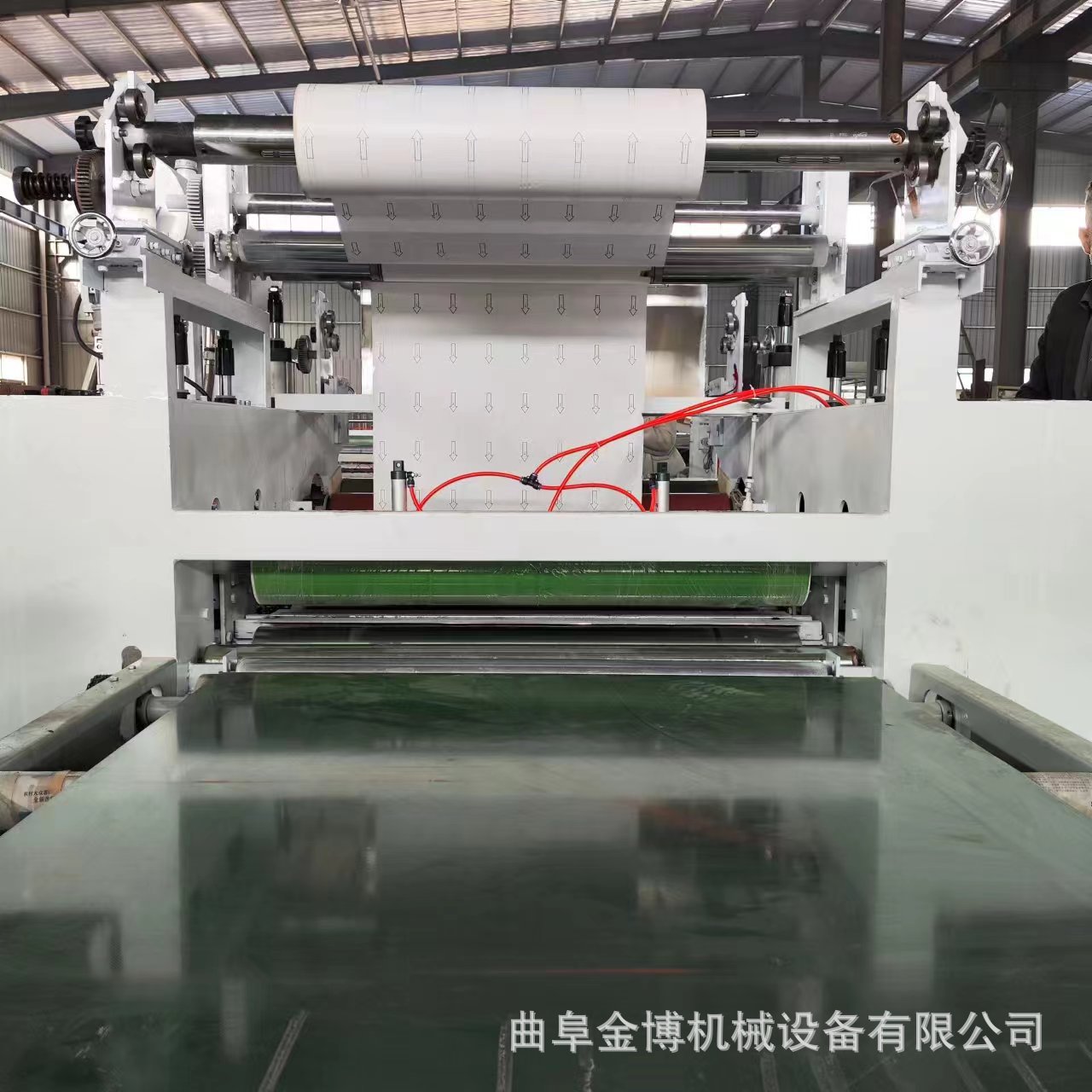 EVA热胶涂胶皮革复合机圆刀修边