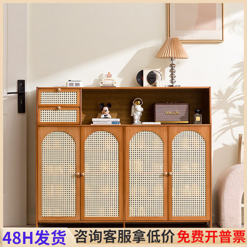 家用门口简易多层防尘收纳鞋架