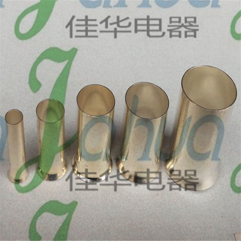 EN120-30 管形裸端头 铜管接头 冷压接线端子 紫铜