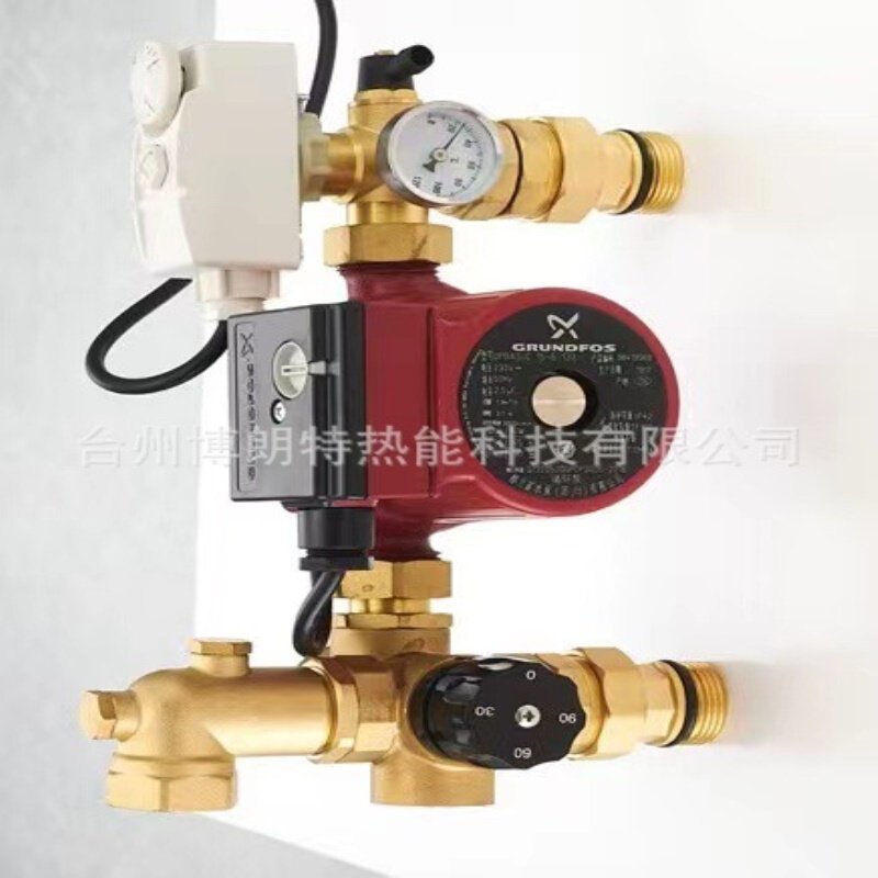 厂家直供地暖混水中心混水阀控制中心混水装置恒温混水系统分水器