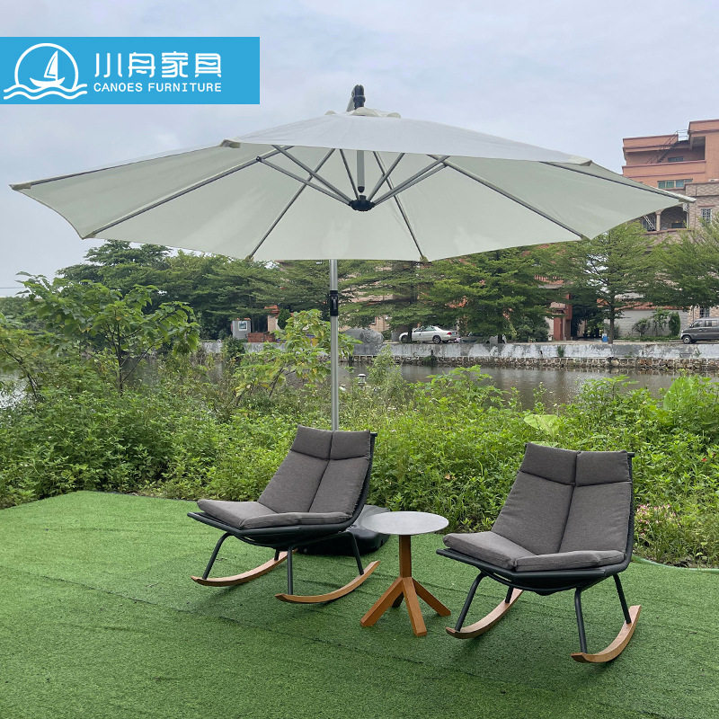 庭院花园室外外摆桌椅户外家具民宿别墅客厅餐厅绳编椅子茶几组合