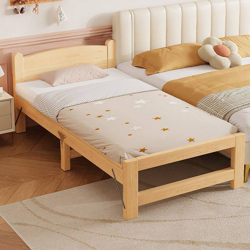 实木可折叠儿童拼接午休床
