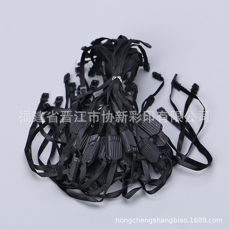 厂家直批塑料吊粒辅料 不规则公版吊绳吊粒 服装家纺通用标签挂绳