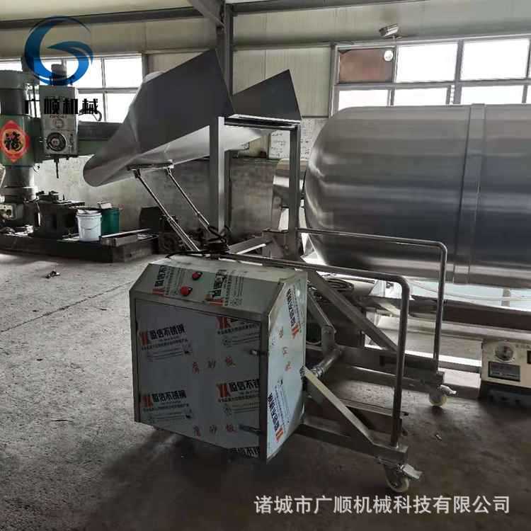 不锈钢全自动真空滚揉上料一体机