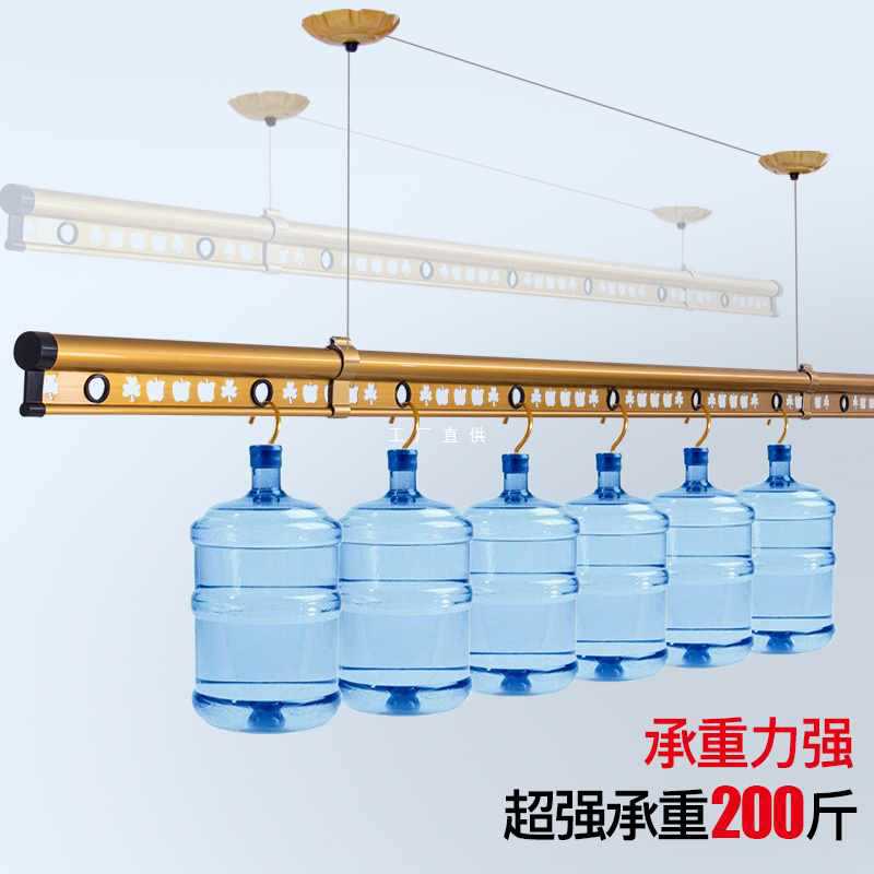 阳台手摇双杆加筋加厚晾衣架
