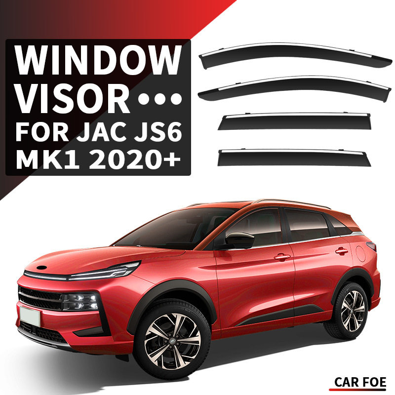 适用于江淮JAC JS6 Window visor车窗晴雨挡雨遮阳板雨眉【海外】