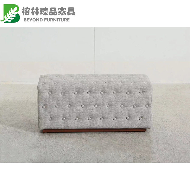 别墅家具简约现代床尾凳客厅衣帽间沙发凳长凳时尚休闲换鞋凳脚踏