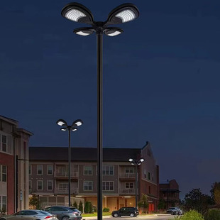 户外太阳能庭院灯3米防水别墅小区市电高杆路灯花园草坪景观灯