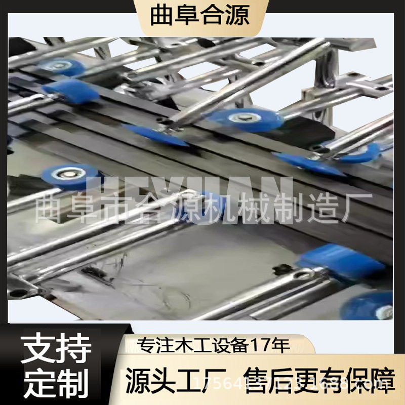 新型无烘道自动纠偏格栅板覆膜机 门框门套板滚胶pur包覆机