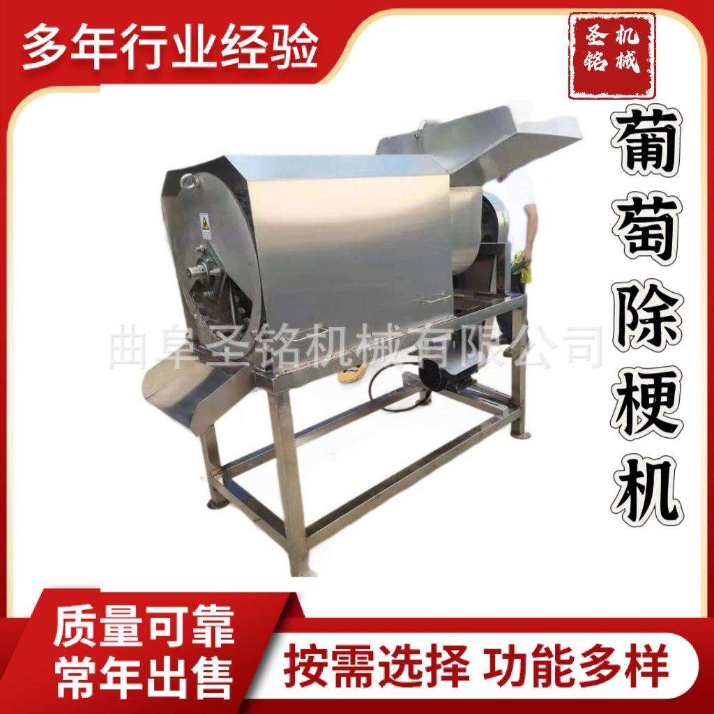大型工业葡萄破碎去梗机商用桑葚辣椒除梗设备工业果梗分离机