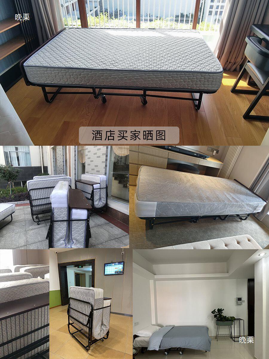 酒店加床折叠床 宾馆 单人 豪华客房加床 单人床可移动 1.2米