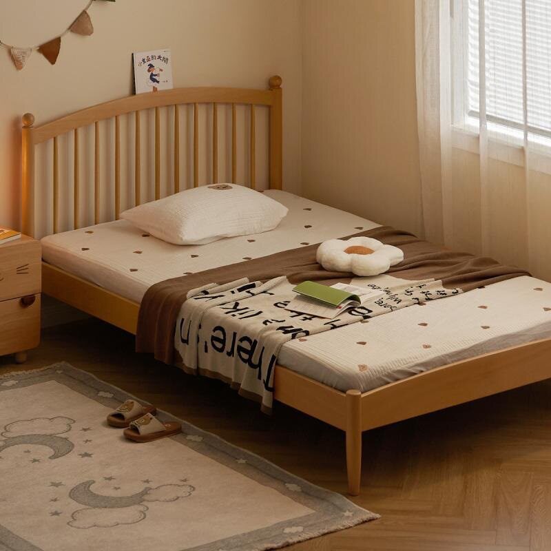 实木床小户型竖条床卧室男孩温莎床儿童床女孩公主床C07AE12