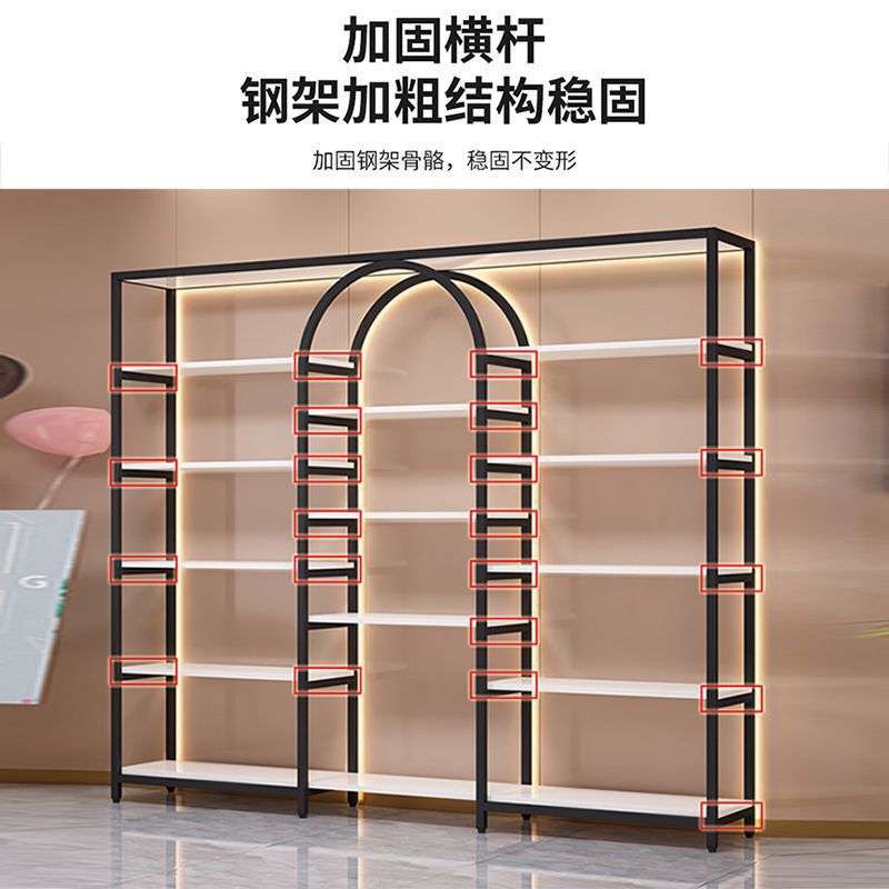 轻奢展示架美甲展示柜产品货架美容院置物架化妆品柜子展柜多功能