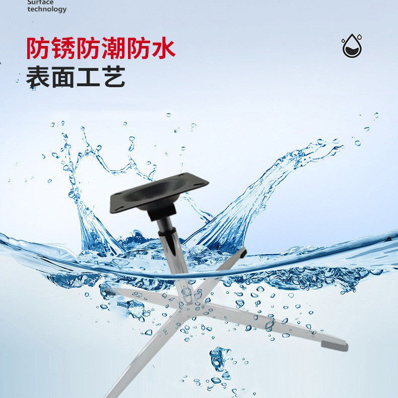 铝合金四星脚底盘十字沙发底座休闲椅四爪底盘转椅地盘办公椅脚