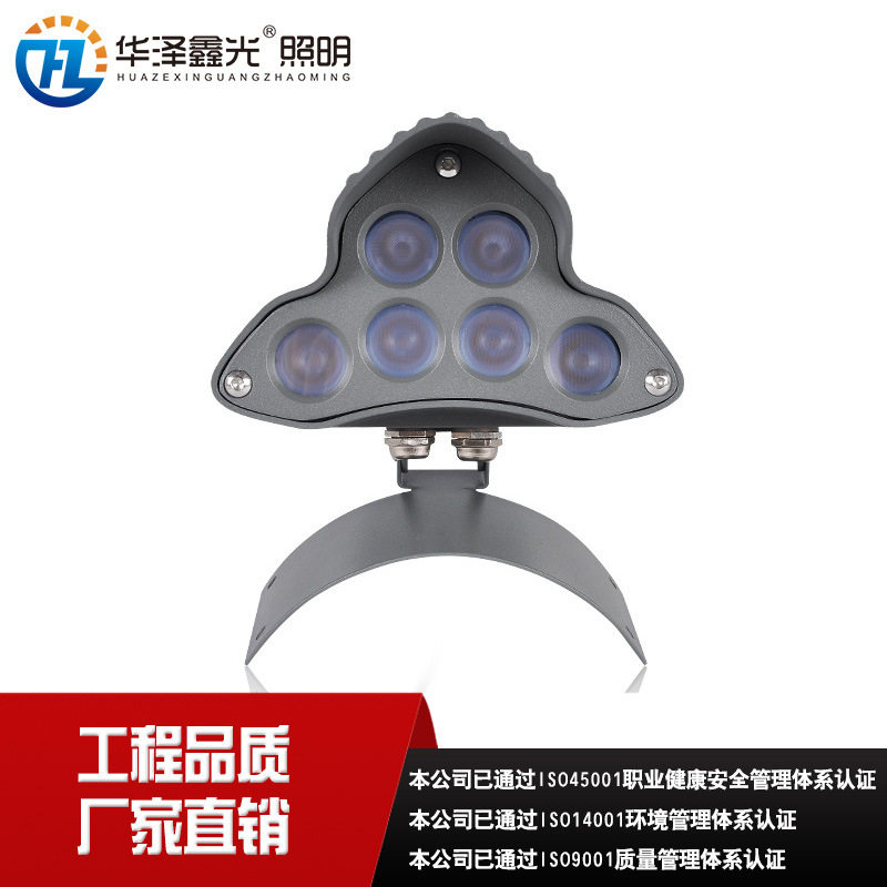 户外LED瓦楞灯古建筑工程3W6W防水瓦片灯琉璃瓦屋顶公园led地插灯