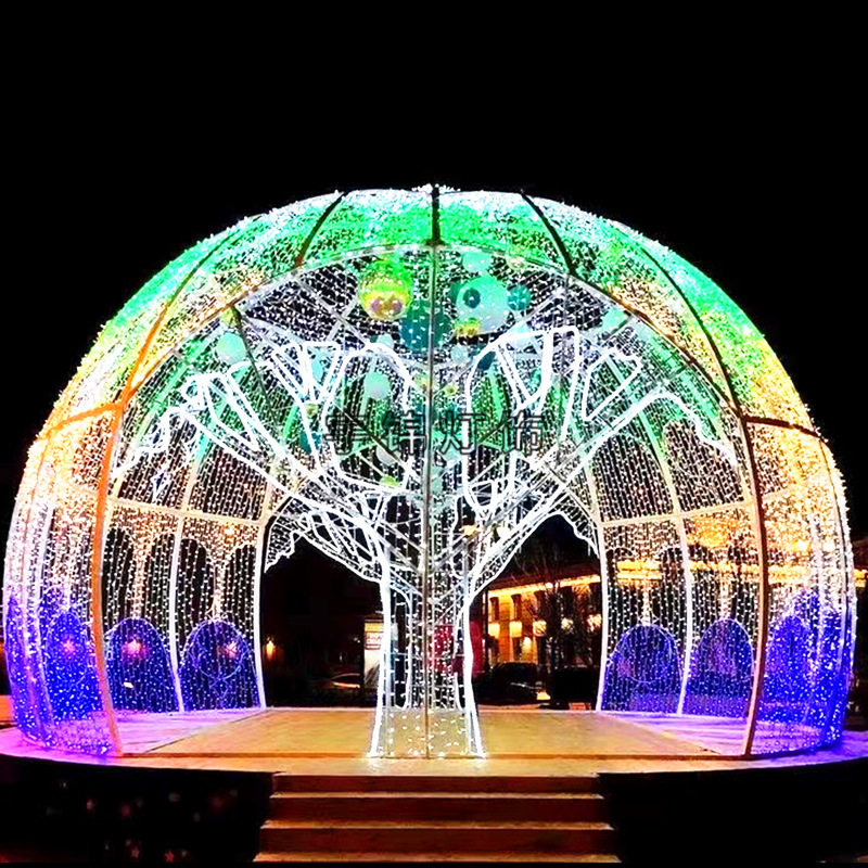 灯光节节日庆典 LED圆球灯组造型灯 会彩灯艺术灯组亮化
