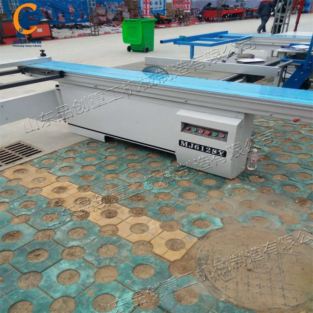 小型推台锯精密裁板细木工板锯