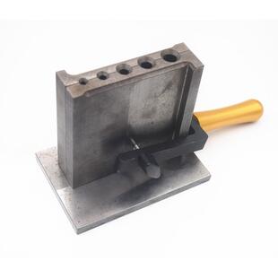 欧式油槽油夹小号大号熔金倒条快速成型钢槽模具银油槽铸片圆柱形