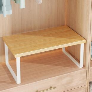 衣柜收纳架柜子分层置物架橱柜内层架桌面微波炉收纳厨柜隔板