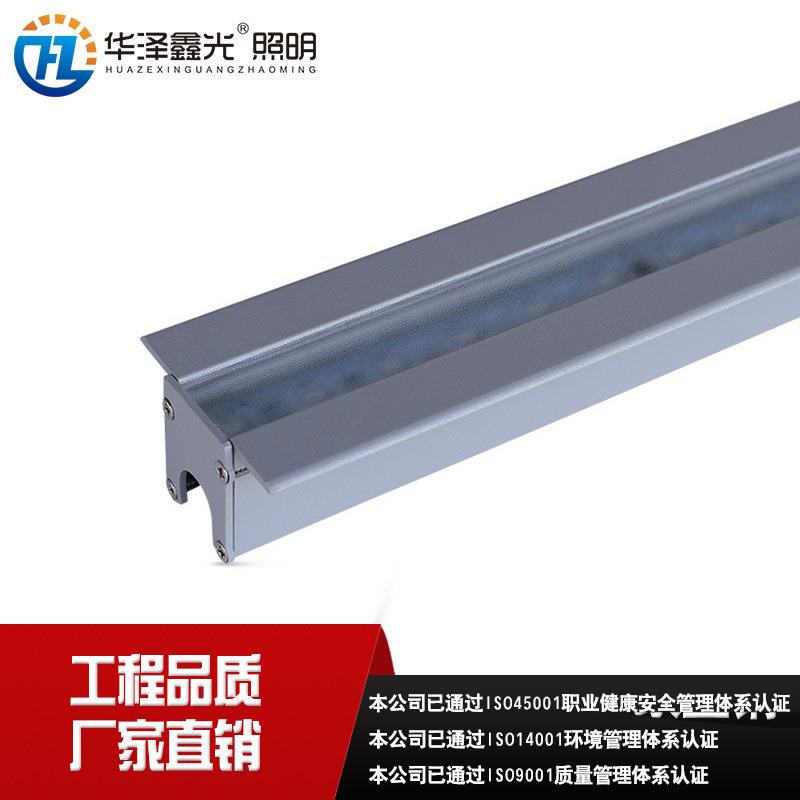 led嵌入式线条灯市政工程专用低压线条灯楼宇酒店防雨暗槽长条灯