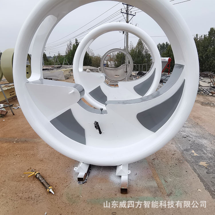 威四方 单车喷泉户外多功能水车 景区脚踏水景骑踩式垂直水柱设备
