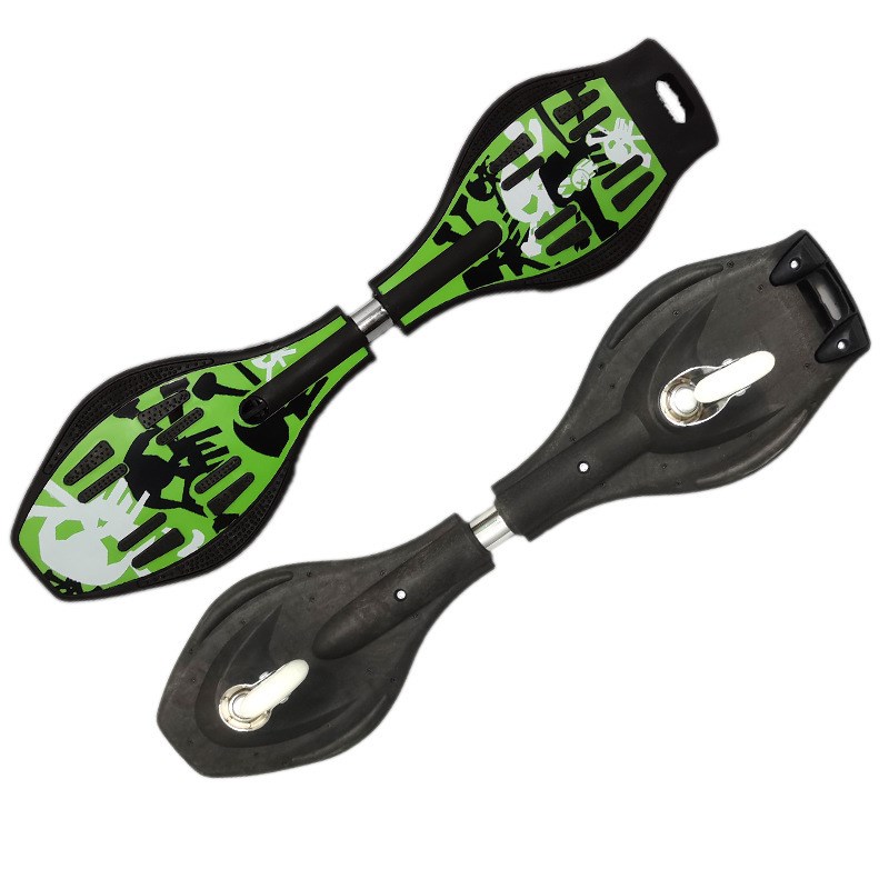 儿童滑板车活力板游龙板2轮男女初学者青少年摇摆二轮扭扭滑板车