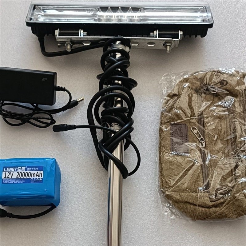 夜间赶海神器水下灯黄白一体切换款高亮白光凸珠240瓦照知了侯