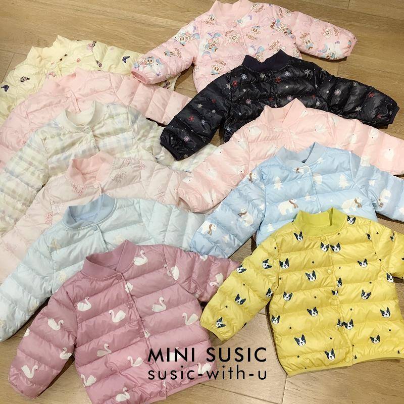 18m-7t男女童多色轻薄羽绒服外套羽绒内胆