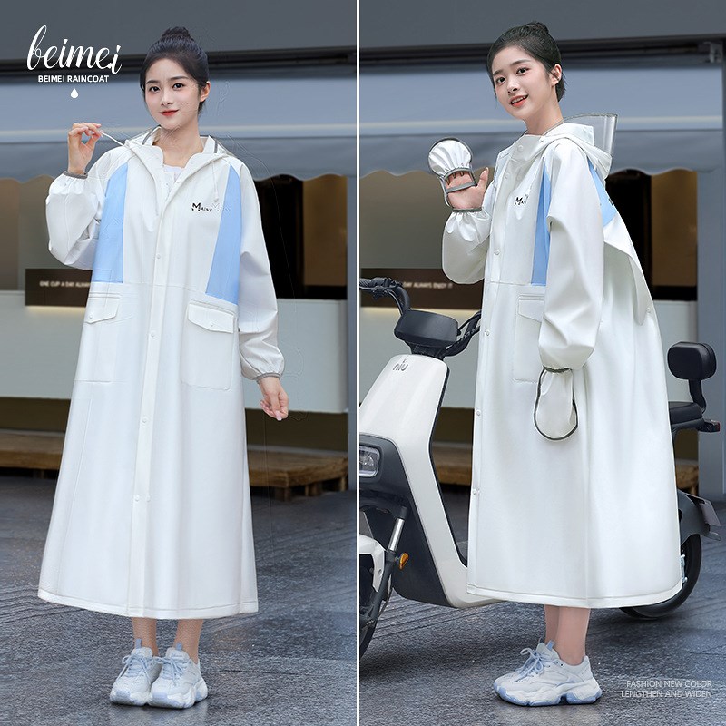 电动电瓶自行车长款全身防暴雨衣男女款2023新款女士雨披