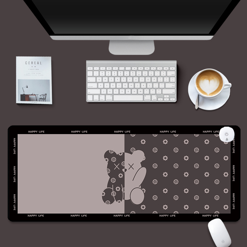 加热鼠标垫超大号发热垫子电脑桌面暖手办公室电热发热台板暖桌垫