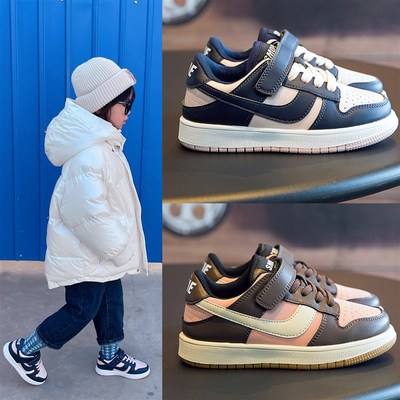 儿童板鞋20f23春季新款女童运动鞋大尺码童鞋子时尚百搭男童休闲